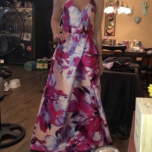 NWT Floral Prom Dress